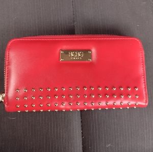 BCBG Paris red wallet!